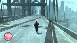 GTAIV Fail : Trying to cross the bridge (HD)