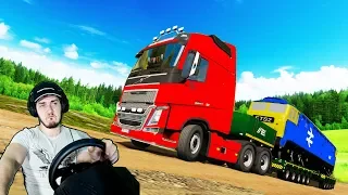 ЕДУ В РЕЙС НА НОВОМ VOLVO FH - СЛИШКОМ ТЯЖЕЛЫЙ ГРУЗ VOLVO FH НЕ ВЫТЯНУЛА В ПОДЪЕМ