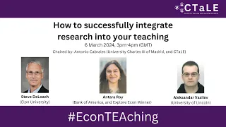 EconTEAching: How to successfully integrate research into your teaching