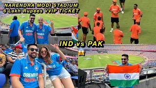 VVIP Experience INDIA vs PAKISTAN 🔥 | 6 LAKH World Cup Ticket Surprise for DAD