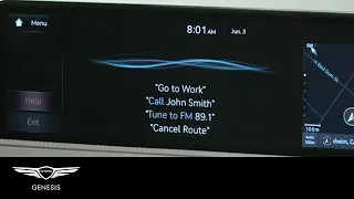 Dynamic Voice Recognition | Genesis G80 and GV80 | How-To | Genesis USA