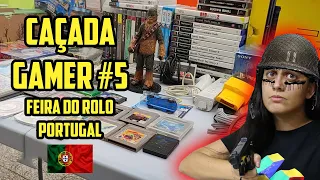 CAÇADA GAMER #5 - Feira do Rolo Portugal!! JOGOS PS1, PS2, NINTENDINHO... Foi BOM ou RUIM??? + TESTE