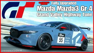 Gran Turismo 7 - Mazda Mazda3 Gr.4 Tune | Grand Valley Setup | Fully Upgraded | #GT7