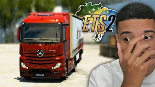 O INÍCIO DA VIDA DE CAMINHONEIRO NO BRASIL! - ETS 2 BRASIL #01