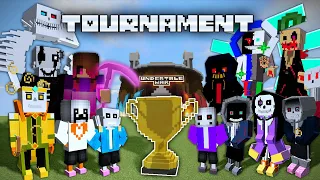 MINECRAFT 300K TOURNAMENT! | UNDERTALE WAR (WHO WILL PREVAIL?)