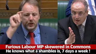 Labour MP skewered in Commons: He knows what a shambles is, he knows it 7 days a week!