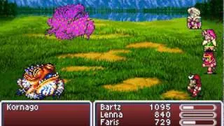 Let's Play Final Fantasy V Advance #27 - Lenna and Grass Don't Mix