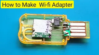 How to Make Wifi Adapter || Wifi Card MT7601