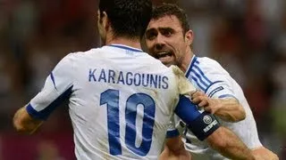 Greece stun Russia to reach Euro 2012 quarter finals