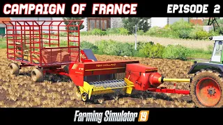 Bale Cannon - Establishing the Farm | Campaign of France - Episode 2