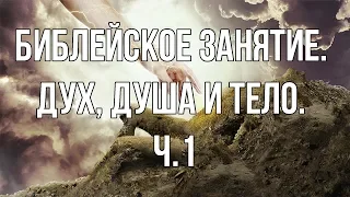 БИБЛЕЙСКОЕ ЗАНЯТИЕ. Дух, Душа и Тело. ч. 1