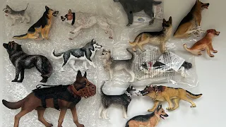 моя коллекция фигурок собак на 2024 год/schleich/safari ltd/papo/collecta/обзор