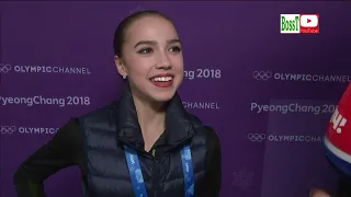 Первое интервью Олимпийской Чемпионки Алины ЗАГИТОВОЙ! (23.02.2018)