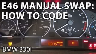 BMW E46 Manual Swap Project: How To Code the Vehicle Order DIY