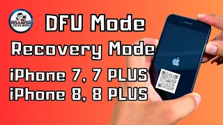 COMO COLOCAR IPHONE 7  7 PLUS IPHONE 8  8 PLUS EM DFU MODE / RECOVERY MODE