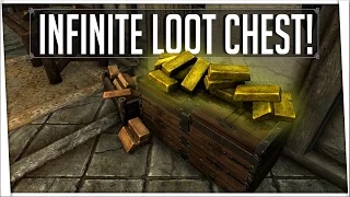 Skyrim Remastered - Infinite Loot Chest! (UNLIMITED Gold and Items)