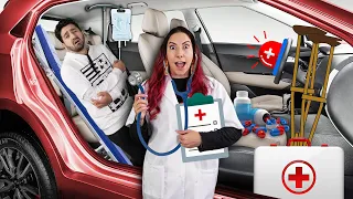 TRANSFORMAMOS NOSSO CARRO EM HOSPITAL | Gabriel e Shirley 2.0