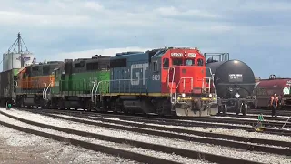 GTW 6420 and dual BNSF returns on CN 568! May 10, 2024