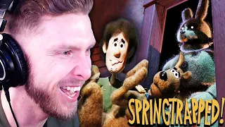 FNAF SCOOBY DOO WHERE ARE YOU IN SPRINGTRAPPED REACTION!