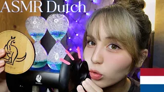 Dutch is THE Tingliest Language for ASMR! (SUB) *Mouth Sounds/Ear to Ear Whisper/Wood Tapping*