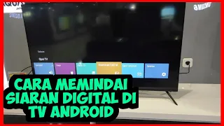 Cara mencari siaran digital di tv android | Cara memindai sinyal TV