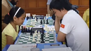 12 year old Divya Deshmukh beats GM Hoa Nguyen