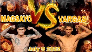 MARK "MAGNIFICO"MAGSAYO highlights vs REY VARGAS