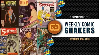 CovrPrice Top Weekly Comic Book Shakers for Dec 31st 2020! New Years Eve show!