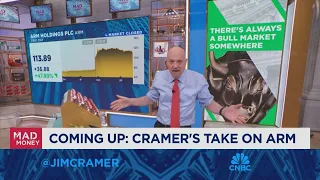 Jim Cramer lists his top 10 stocks that have jumped this week