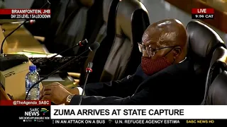 Zuma arrives at State Capture Inquiry