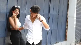 💕Waist Touching With Twist prank On to💓❣️ Girl's Funny Reaetions pank Video🥰✨ #shorts #viral