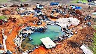 Building an Aquascape Pond at the Farm! (Filling it with Water)