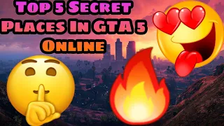 The TOP 5 Most SECRET Locations You DONT Know About In GTA 5 Online !