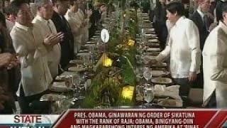 SONA: State dinner inihanda ng Malacañang para kay Obama, dinaluhan ng mga VIP