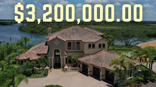 For Sale $3.2 Million Waterfront Luxury Listing in Parrish Florida | Luxury Homes
