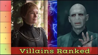 Fantasy Villain Tier Ranking!