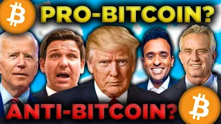 Which 2024 US Presidential Candidates are PRO-BITCOIN? (TRUMP vs DESANTIS)