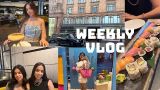weekly vlog | HUGE NEWS, harrods shopping, make up haul & nobu with friends