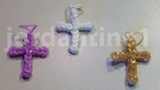 New Mini Cross Charm - Easter Christmas - Rainbow Loom