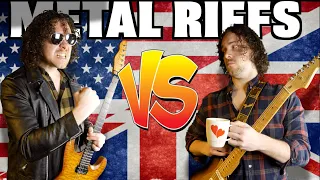 USA vs UK METAL Battle Of The Riffs (FREE PDF Tabs & BT)