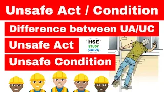 Unsafe act and Unsafe condition in hindi | difference between unsafe act and unsafe condition