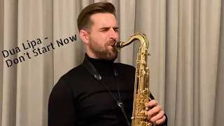 Dua Lipa - Don't Start Now [saxophone cover] by Jordanas Narkus