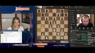 ДЕВУШКЕ НАДО ВЕРНУТЬ ДОЛЖОК/ ТОТ САМЫЙ КОТОРЫЙ СТРИМИТ И У НЕГО SPEEDRUN / KARINACHESS vs CHESSKNOCK