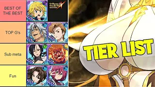 The Best Heroes Tier List (FEBRUARY 2023)! Seven Deadly Sins: Grand Cross