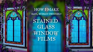 DIY Stained Glass Window Films