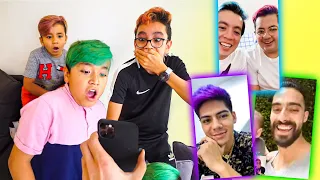 SORPRENDO A MIS VECINOS CON SUS YOUTUBERS FAVORITOS! (skabeche, antrax, berth oh)