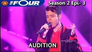 Christian Gonzalez sings “Bailando” 16 years old  Puerto Rico Audition The Four Season 2 Ep. 3 S2E3