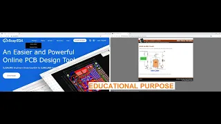 EASYEDA PCB DESIGN SIMULATION SOFTWARE TUTORIAL EDUCATIONAL PURPOSE