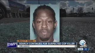 Search continues for suspected cop killer