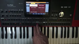 Korg PA 700  Сеты, стили сохранение